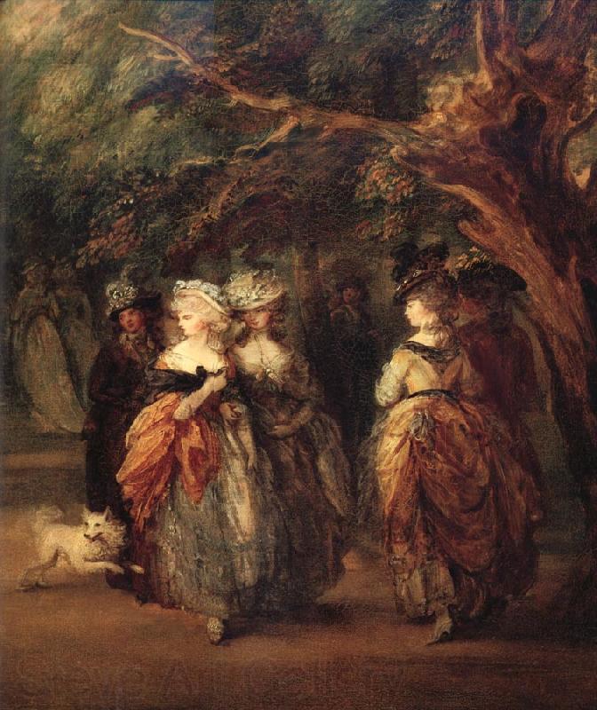 Thomas Gainsborough Details of The mall in St.James's Park Germany oil painting art